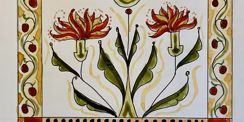 Fraktur Bookplate with Emily Smucker-Beidler