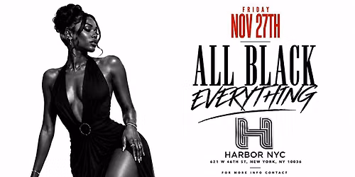 ALL BLACK EVERYTHING 2K26 | Harbor NYC | Black Friday