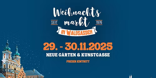 Waldsassener Weihnachtsmarkt 2025