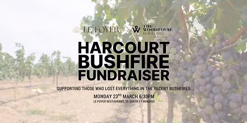HARCOURT BUSHFIRE FUNDRAISER