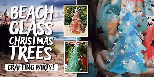 Beach Glass Christmas Trees - Bay City