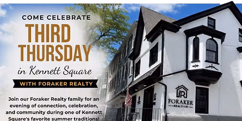 Foraker Realty Realtor Networking Party | Third Thursday in Kennett Square