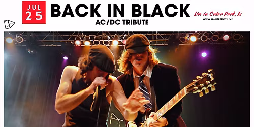 Back in Black a Tribute to AC\/DC Live at Haute Spot