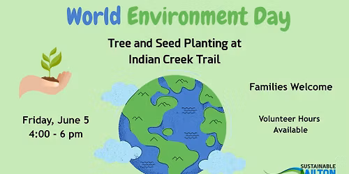 Tree and Seed Planting at Indian Creek Trail