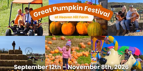 Great Pumpkin Festival at Heaven Hill Farm