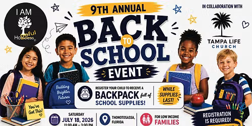 I AM Hopeful, Inc. 9th Annual Back To School Event