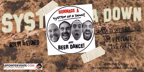 Hommage a System of a Down avec Beer Dance