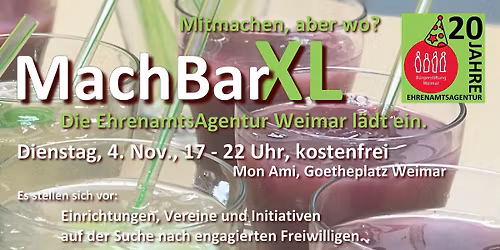 MachBarXL - 20 Jahre EhrenamtsAgentur