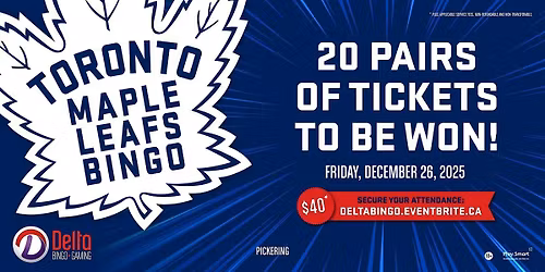Delta Pickering: Toronto Maple Leafs Bingo