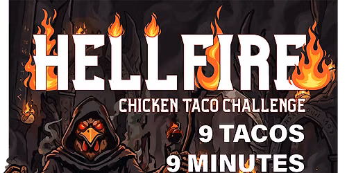 Hellfire Taco Challenge by Redd Dog Brewing Company