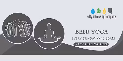 Beer Yoga - 4 By 4 Galloway