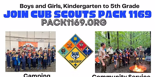 PACK 1169 JOIN SCOUTING INFORMATION SESSION