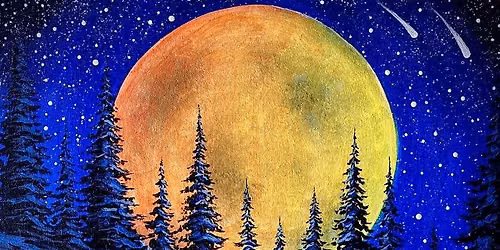 Paint and Sip: Glow River