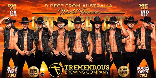 Oct 22nd: Saint Peter, MN - GIRLS NIGHT OUT AUSTRALIAN TAKEOVER at Tremendous