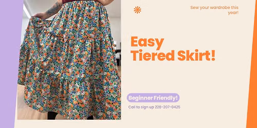 Easy Tiered Skirt Class