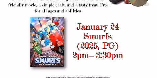 All Ages & Abilities Family Movie & Craft Afternoon