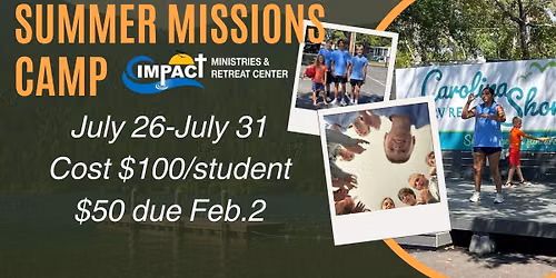 Youth Summer Missions Camp