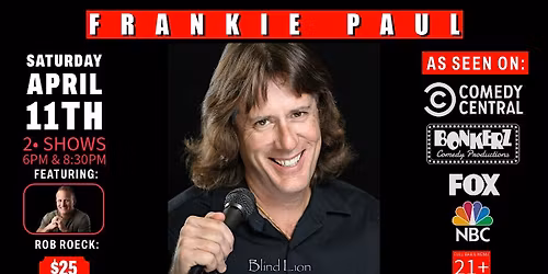 Headliner Comedy Show (Frankie Paul)
