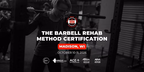 Madison, WI | Barbell Rehab Method Certification