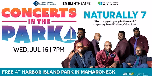 Concerts in the Park featuring Naturally 7
