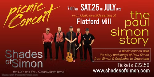 A Shades of Simon PICNIC CONCERT - The Paul Simon Story