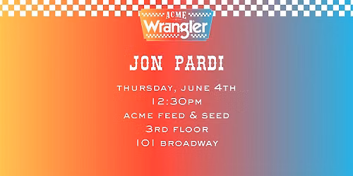 Free! Jon Pardi Wrangler Ranch Meet & Greet - CMA Fest