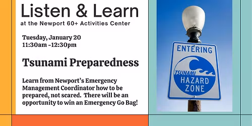 Listen & Learn; Tsunami Preparedness