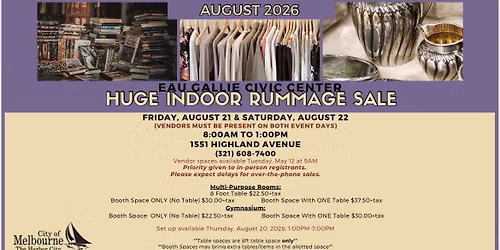 Two Day Rummage Sale Day 1