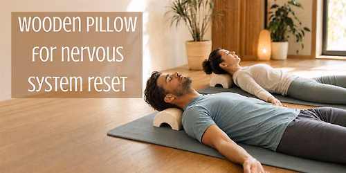 Wooden Pillow Nervous System Reset