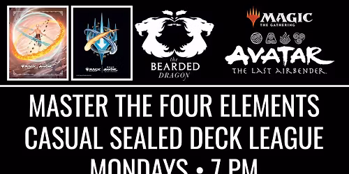 MTG Avatar Sealed League \u2022 Master The Four Elements! \u2022 Weekly Event