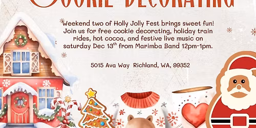 Holly Jolly Fest: Cookie Decorating Weekend + Marimba Band (FREE Event!)