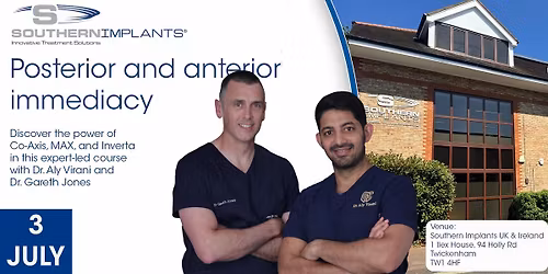 Anterior and posterior immediacy course 