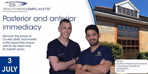 Anterior and posterior immediacy course