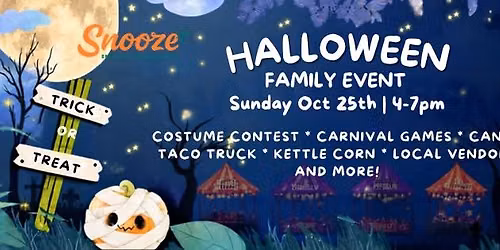 Halloween Trick or Treat Family Fun @ Snooze AM Eatery