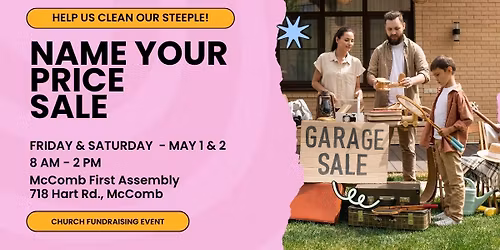 Name Your Price Sale