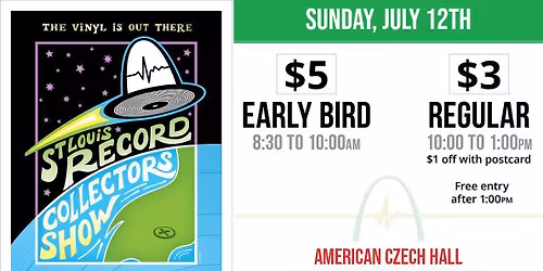 St. Louis Record Collectors' Show - July 12, 2026