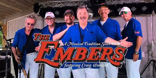The Embers featuring Craig Woolard: Thursday, August 6, 2026