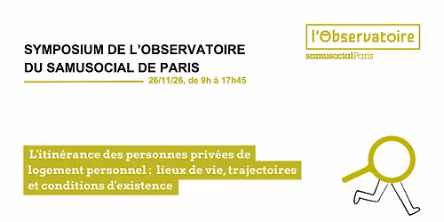Symposium de l’Observatoire du Samusocial de Paris