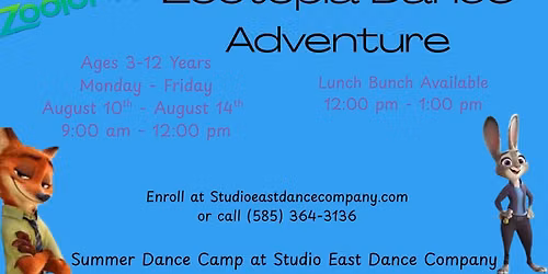 Zootopia Summer Dance Camp