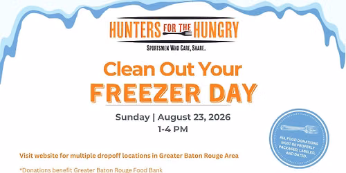 2026 Clean Out Your Freezer Day - Greater Baton Rouge Area