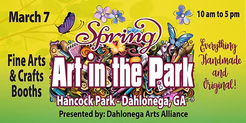 DAA Spring Art in the Park - March 7th, 2026!