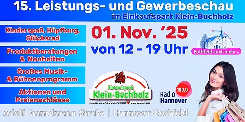 Gewerbe- & Leistungsschau im Einkaufspark Klein-Buchholz\/Bothfeld