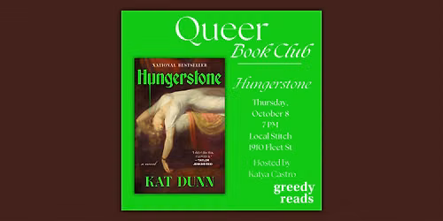Queer Book Club: "Hungerstone" by Kat Dunn