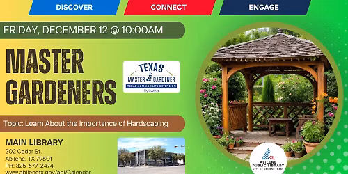 Master Gardeners Series: Hardscapes (Main Library)