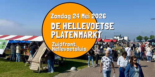 De Hellevoetse Platenmarkt tijdens de Pinkstermarkt - zondag 24 mei, Zuidfront Hellevoetsluis