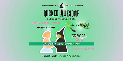 \ud83e\uddd9\u200d\u2640\ufe0f\u2728 Wicked Awesome Week | Musical Theatre Summer Camp at iDance