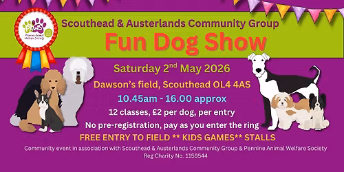 Scouthead and Austerlands Community Group Fun Dog Show