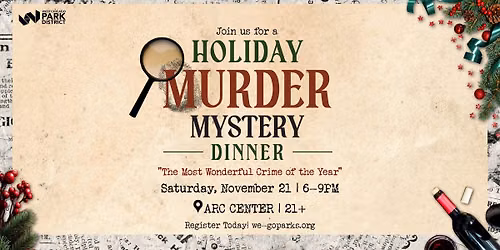Holiday Murder Mystery Dinner