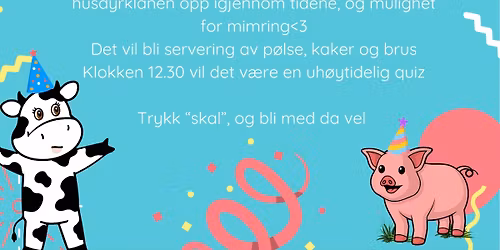 Bursdagsfeiring av husdyrklanen 30 \u00e5r!\ud83d\ude0d\ud83e\udd73