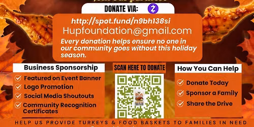 \ud83e\udd83\ud83c\udf41 3rd Annual Thanksgiving Turkey Drive \ud83c\udf41\ud83e\udd83